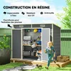 Outsunny Abri de jardin 2,54 m² cabane de jardin extérieur Voir les images du produit 7