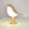 2er 15cm Braun Vogel LED Nachtlicht USB LED Produktbild-Vorschau 9
