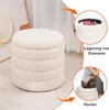 Hocker mit Stauraum, Sitzhocker mit Stauraum Rund, Produktbild-Vorschau 9