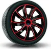 J&J Automotive | Poklice Quad 15" Červená a Černá 4ks Náhled obrázku produktu 5
