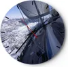 Wanduhr - Rund - Glasuhr - Boot Ozean Reise Yacht - 30x30cm Produktbild-Vorschau 1