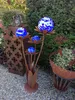 Edelrost Glasblume Blumenzauber, 120 cm, blau Produktbild-Vorschau 5