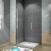 90x185cm Walk-In Duschabtrennung drehbar Duschwand 6mm Produktbild-Vorschau 1