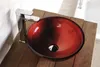 Skleněné umyvadlo MURANO ROSSO IMPERO, průměr 40 cm, Náhled obrázku produktu 3