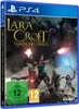 The image shows the front cover of a video game case for 'Lara Croft and the Temple of Osiris' on PlayStation 4. The cover features Lara Croft in action, along with other characters and an Egyptian-themed antagonist. Produktbild-Vorschau