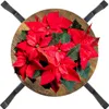 Kovový stojan na květiny, dřevěné podkroví, vysoký 62 cm, Náhled obrázku produktu 20