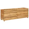vidaXL Lit surélevé 150x40x55 cm teck vieux bois et acier Voir les images du produit 21