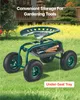 SucceBuy Fahrbarer Gartensitz mit All-Terrain-Rädern, Produktbild-Vorschau 3