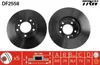 2x TRW Bremsscheibe DF2558 für BMW 5 Limousine (E34) 7 Produktbild-Vorschau 1