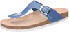 natural sense Zehentrenner Damen 32303639383035 Blau 38 EU Produktbild-Vorschau 2