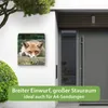 banjado Design Briefkasten Stahl silber mit Zeitungsfach Produktbild-Vorschau 5