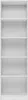 Libreria stretta RAUNO - 50 cm, bianco Anteprima dell’immagine prodotto 4