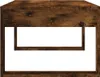 A close-up view of a wooden coffee table. Voir les images du produit