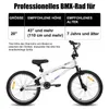 Hiland 20 Zoll Kinder BMX Fahrrad für Jungen Mädchen, 360 Produktbild-Vorschau 4