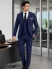 Herren Anzug 3-teilig Slim Fit formelle Business Hochzeit 2 Produktbild-Vorschau 6