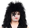 Černá paruka - Rocker Náhled obrázku produktu 4