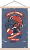 MuchoWow® Textilposter Rugby - Mensch - Retro - Zitat 60x90 Produktbild-Vorschau 1