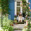 Relaxdays Rosenbogen, Metall, Torbogen Garten, H: 250 cm, 2 Produktbild-Vorschau 3