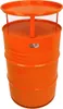 Fassmöbel Stehtisch Bistro - Tisch Design Partytisch Orange Produktbild-Vorschau 1