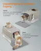Feandrea Edelstahl Katzenklo, XL, Katzentoilette mit Produktbild-Vorschau 5