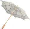 Parapluie de mariée en dentelle de coton pour les mariages, Voir les images du produit 6