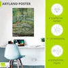 ARTland Poster Japanische Brücke. 1899. Größe: 60x80 cm Produktbild-Vorschau 3