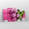 Bild auf Leinwand - Leinwandbild - Tulpen Blumenstrauß Produktbild-Vorschau 4