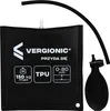 A black pneumatic lifting wedge with a hose and hand pump. Produktbild-Vorschau