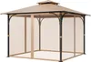 VEVOR zanzariera per gazebo, adatta per gazebo 304 x 304 x Anteprima dell’immagine prodotto 1