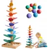 Bunter Klangbaum houten knikkerbaan, 71 cm hoog, inclusief Productafbeelding-voorbeeld 2