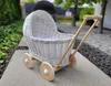 Puppenwagen aus Korbgeflecht - weiß Produktbild-Vorschau 5