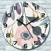 Wanduhr aus Glas Rund fi 30 Mohnblumen Vintage Quarz Deko Produktbild-Vorschau 1