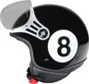 Casco jet CMX - Casco da roller Eightball nero lucido, Anteprima dell’immagine prodotto 2