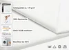 Betttuch Bettlaken, 240x290 cm, weiß, 100% Baumwolle Produktbild-Vorschau 2