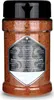 A glass jar of spice blend with a label. Produktbild-Vorschau