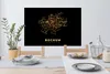 MuchoWow® Wandtattoo Wandsticker Wandaufkleber Gold - Karte Produktbild-Vorschau 2