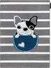 Kinderteppich PETIT BULLDOGGE grau Grau 180x270 cm Produktbild-Vorschau 2