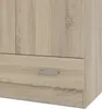 Spell Kleiderschrank 2 Türen und 1 Schublade Eichenstruktur Produktbild-Vorschau 13