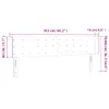 vidaXL Kopfteil mit Ohren Weiß 163x16x78/88 cm Kunstleder - Produktbild-Vorschau 10