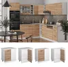 Eckunterschrank Vicco R-Line Sonoma 86 cm ohne Produktbild-Vorschau 3