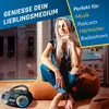 KLIM Boombox B3 Tragbarer CD Player + FM Radio, CD, MP3, Produktbild-Vorschau 7