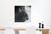 MuchoWow® Poster Tierprofil Löwe in schwarz und weiß 50x50 Produktbild-Vorschau 5