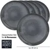 Moritz & Moritz VIDA 6tlg Dessert Teller Anthrazit Geschirr Produktbild-Vorschau 5