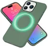 MagSafe Hülle für iPhone 15 Pro Liquid Silikon Handyhülle Produktbild-Vorschau 1