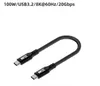 Cavo dati USB-C 3.2 gen2 cavo di ricarica corto Cavo Type-C Anteprima dell’immagine prodotto 3