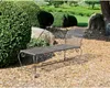 Ławka ogrodowa Lamington 950393, czarna, metal, 163 x 47,5 Podgląd zdjęcia produktu 3