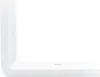 A close-up, studio shot of a white L-shaped shelf bracket against a white background. Produktbild-Vorschau