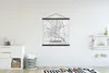 MuchoWow® Textilposter Karte - Stadtplan - Deutschland - Produktbild-Vorschau 2