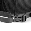 A close-up of a backpack buckle and strap. Produktbild-Vorschau