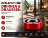 3x Aschenbecher Gluttöter Wind Balkon Bistro Rund Glut Produktbild-Vorschau 8